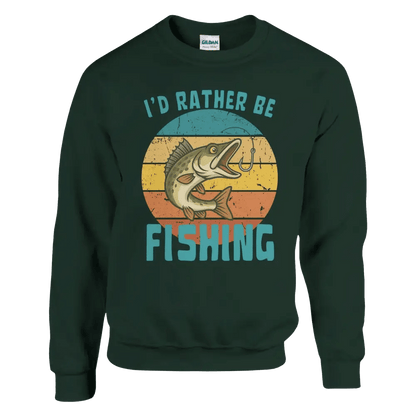 I'd Rather Be Fishing Zander - Sweatshirt - Rather Be In Finland