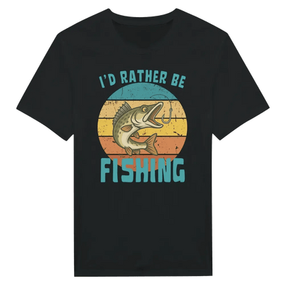 I'd Rather Be Fishing Zander - T-shirt - Rather Be In Finland