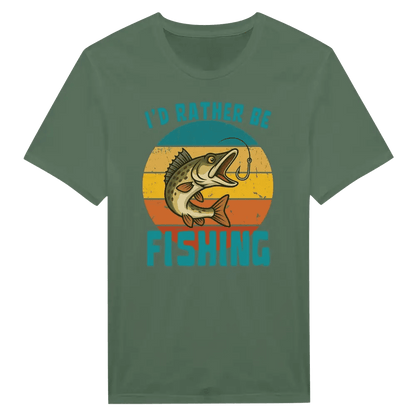 I'd Rather Be Fishing Zander - T-shirt - Rather Be In Finland