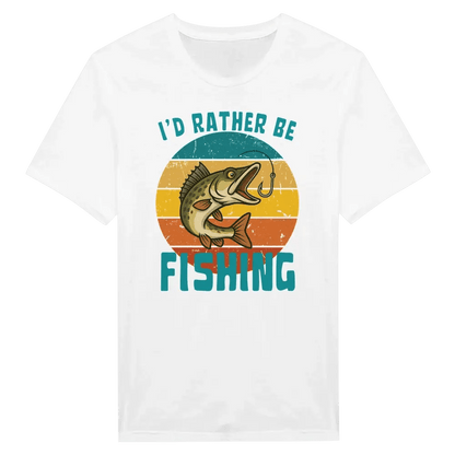 I'd Rather Be Fishing Zander - T-shirt - Rather Be In Finland