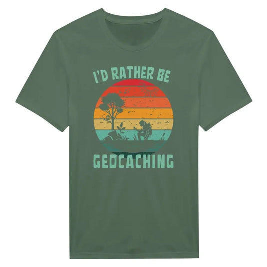 I'd Rather Be Geocaching - T-Shirt - Rather Be In Finland