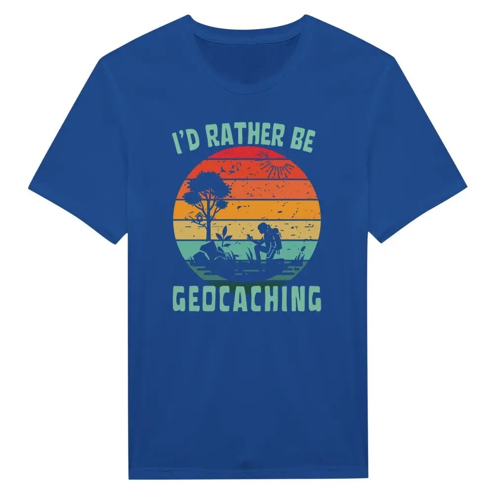 I'd Rather Be Geocaching - T-Shirt - Rather Be In Finland