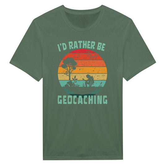 I'd Rather Be Geocaching - T-Shirt - Rather Be In Finland