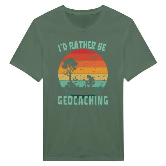 I'd Rather Be Geocaching - T-Shirt - Rather Be In Finland