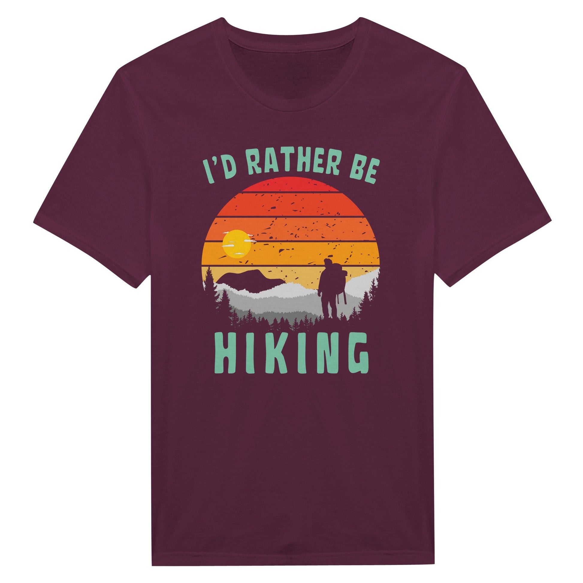 I'd Rather Be Hiking 2 - T-Shirt - Rather Be In Finland