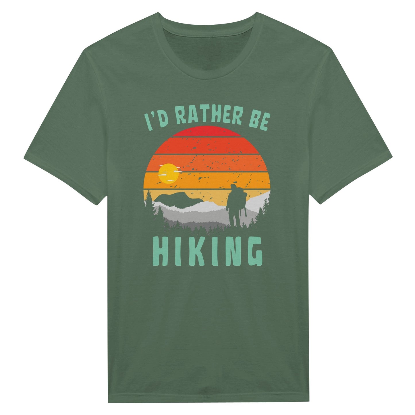 I'd Rather Be Hiking 2 - T-Shirt - Rather Be In Finland