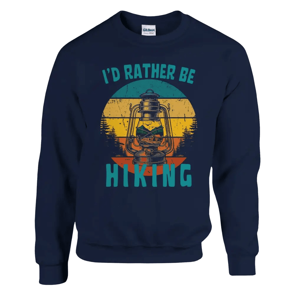 I'd Rather Be Hiking 3 - Sweatshirt - Rather Be In Finland