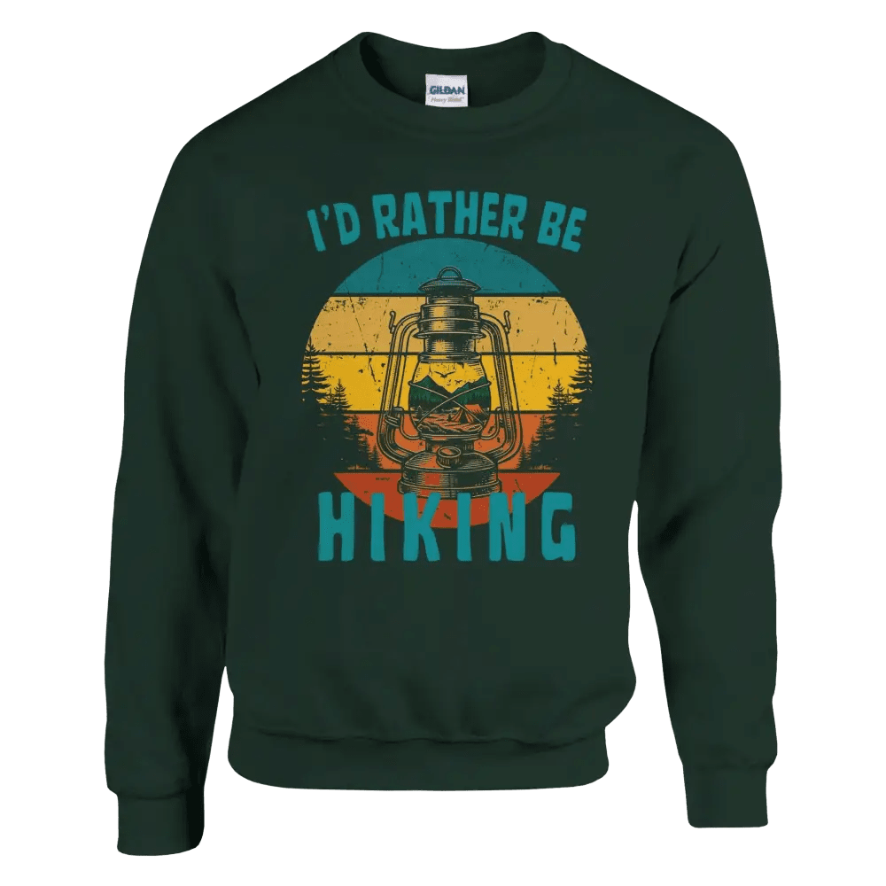 I'd Rather Be Hiking 3 - Sweatshirt - Rather Be In Finland