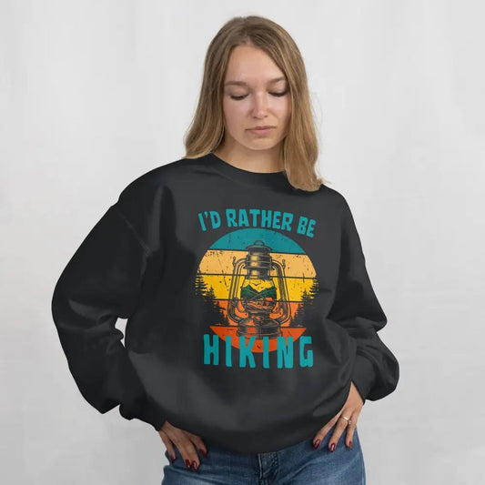 I'd Rather Be Hiking 3 - Sweatshirt - Rather Be In Finland