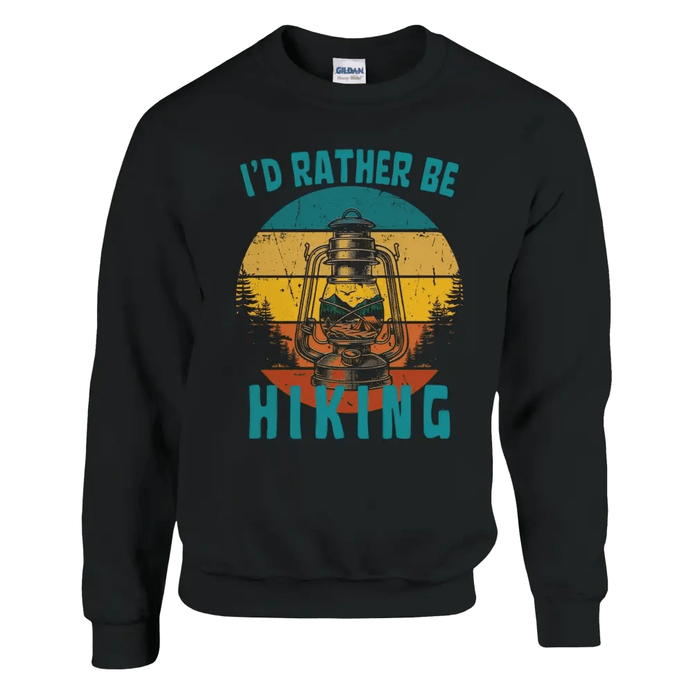 I'd Rather Be Hiking 3 - Sweatshirt - Rather Be In Finland