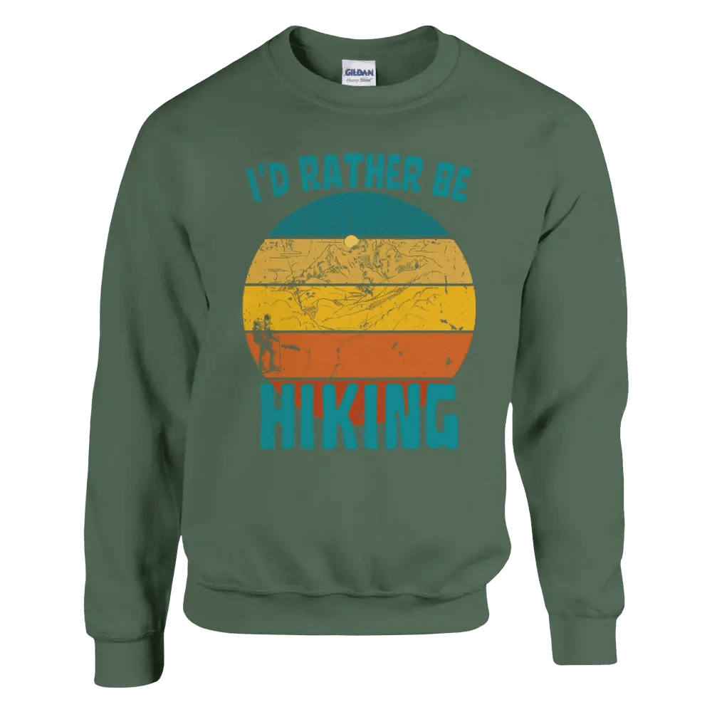 I'd Rather Be Hiking 4 - Sweatshirt - Rather Be In Finland