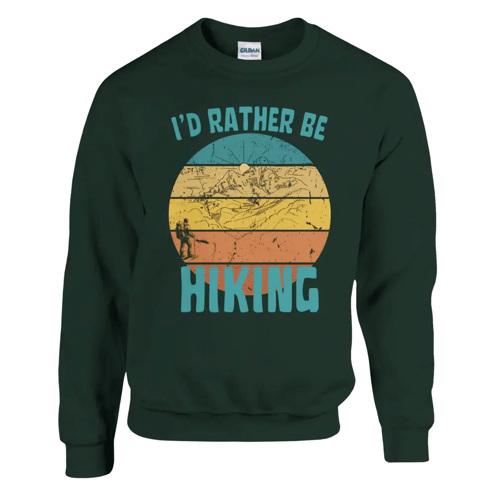 I'd Rather Be Hiking 4 - Sweatshirt - Rather Be In Finland