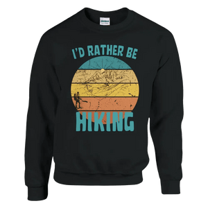 Photo du produit : sweat-shirt au motif « I'd Rather Be Hiking 4 » de Rather Be in Finland
