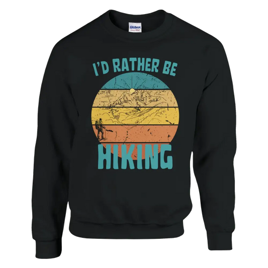 I'd Rather Be Hiking 4 - Sweatshirt - Rather Be In Finland