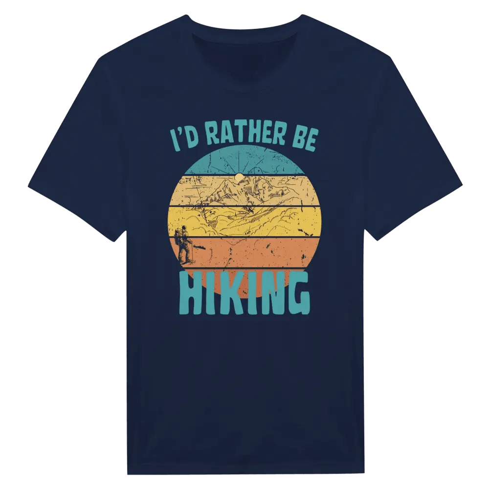 I'd Rather Be Hiking 4 - T-shirt - Rather Be In Finland