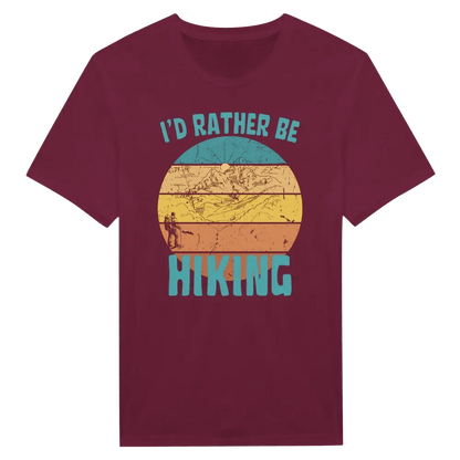I'd Rather Be Hiking 4 - T-shirt - Rather Be In Finland