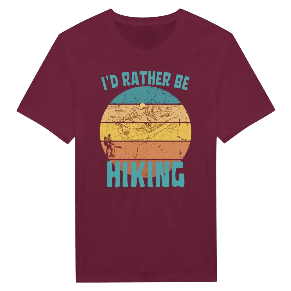 I'd Rather Be Hiking 4 - T-shirt - Rather Be In Finland