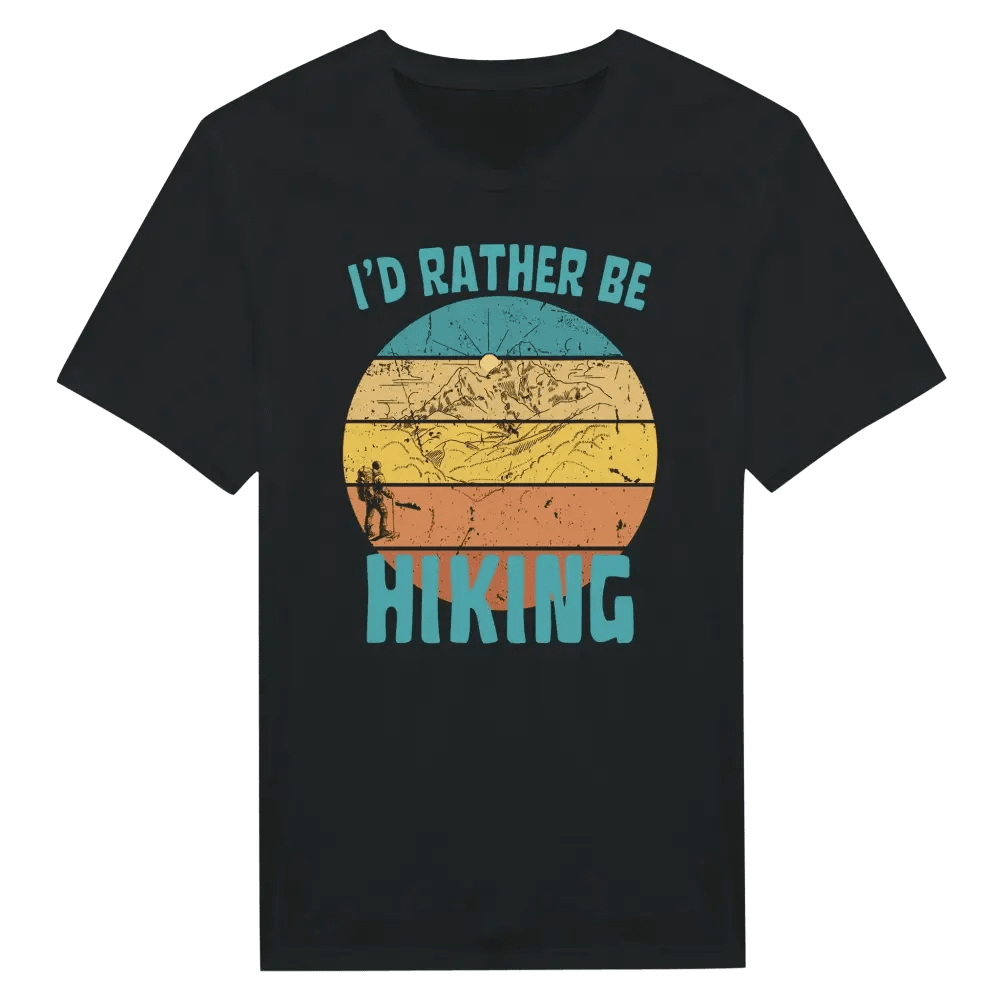 I'd Rather Be Hiking 4 - T-shirt - Rather Be In Finland