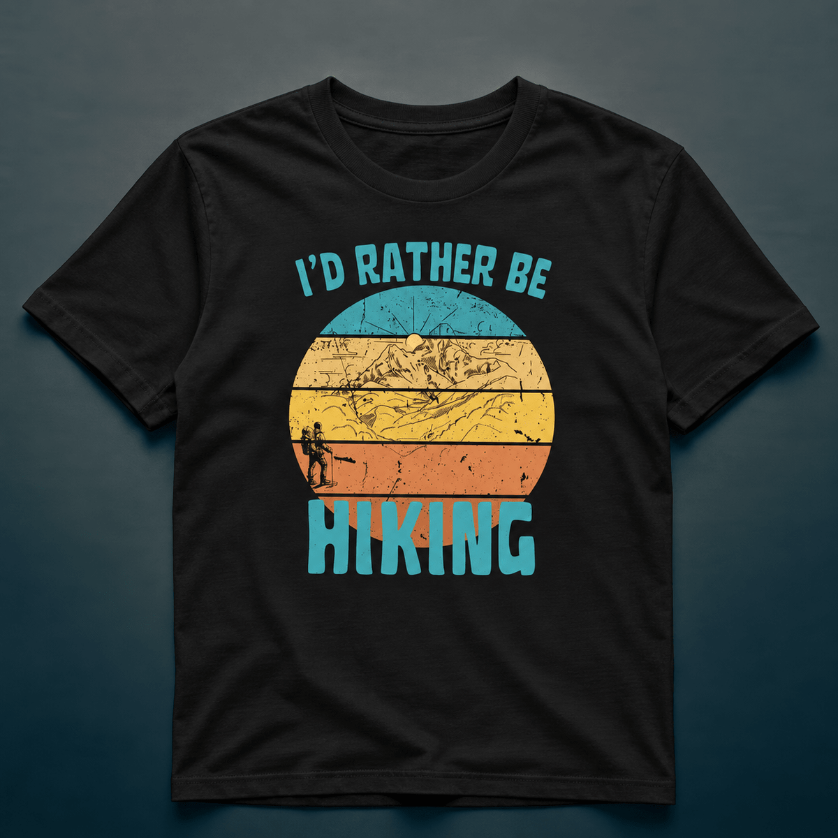 I'd Rather Be Hiking 4 - T-shirt - Rather Be In Finland