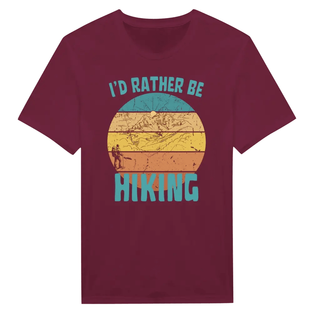 I'd Rather Be Hiking 4 - T-shirt - Rather Be In Finland