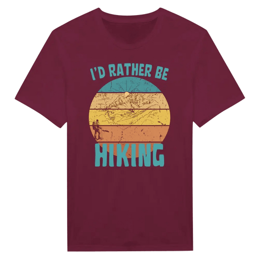 I'd Rather Be Hiking 4 - T-shirt - Rather Be In Finland