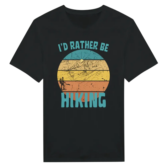 I'd Rather Be Hiking 4 - T-shirt - Rather Be In Finland