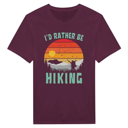 I'd Rather Be Hiking - T-Shirt - Rather Be In Finland