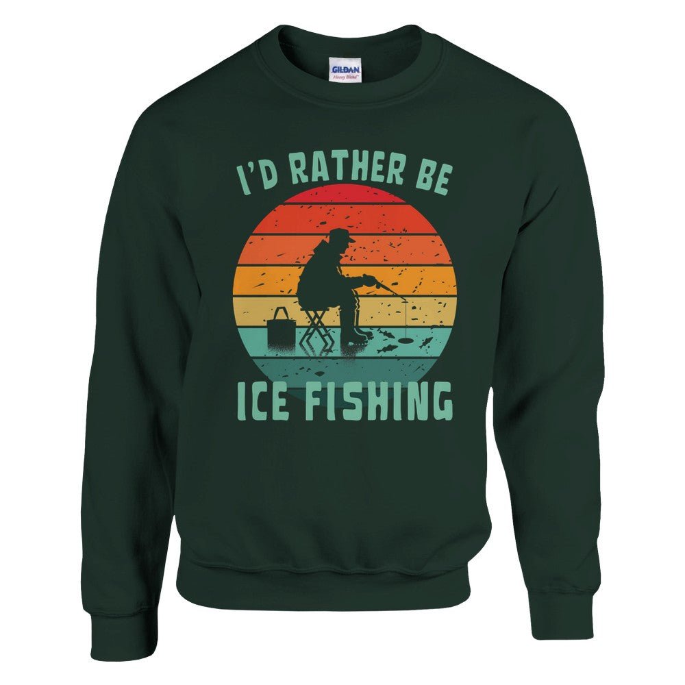 I'd Rather Be Ice Fishing - Sweatshirt - Rather Be In Finland