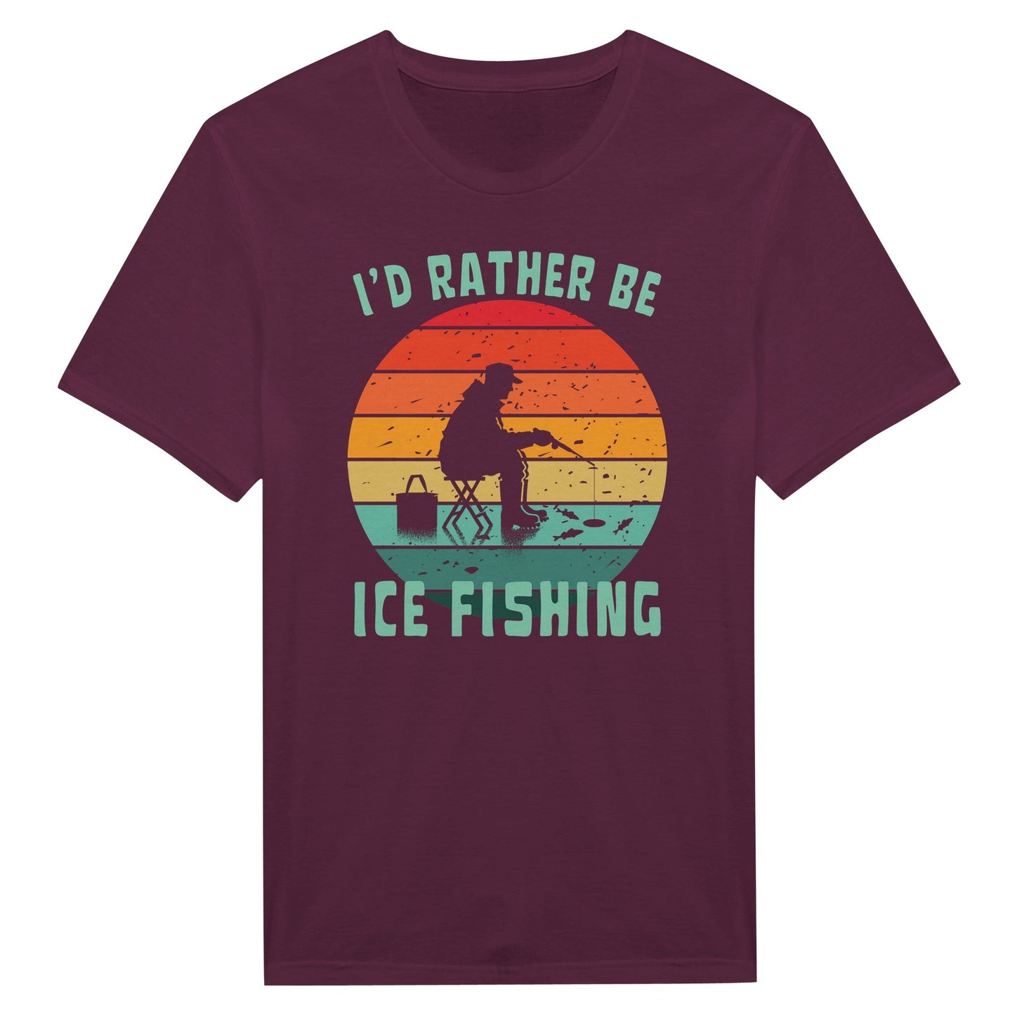 I'd Rather Be Ice Fishing - T-Shirt - Rather Be In Finland