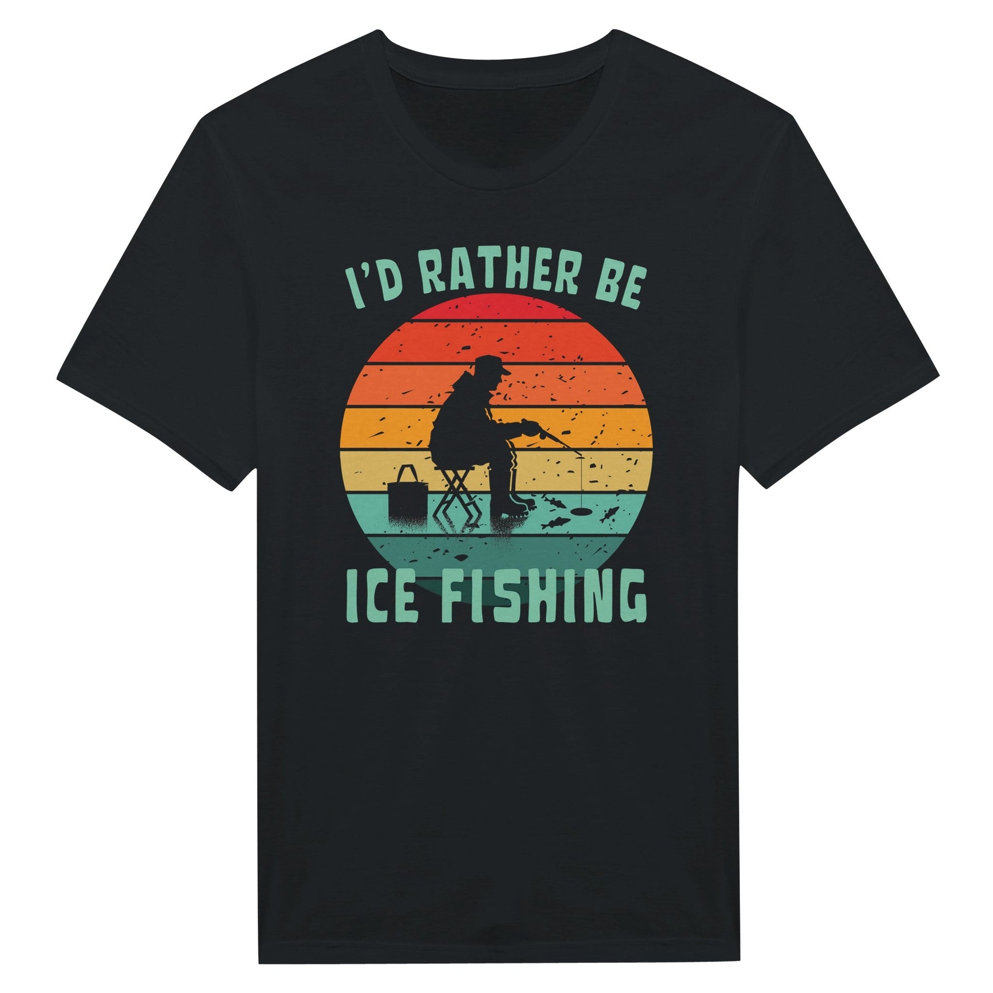 I'd Rather Be Ice Fishing - T-Shirt - Rather Be In Finland