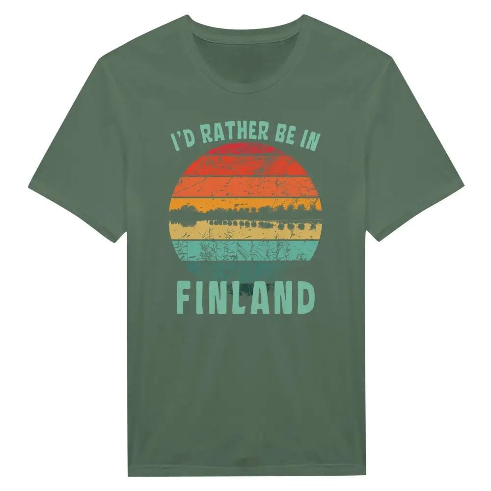 I'd Rather Be In Finland 2 - T-Shirt - Rather Be In Finland