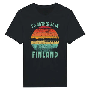 Tuotekuva: t-paita, painatuksena I'd Rather Be In Finland 2 (Rather Be in Finland)
