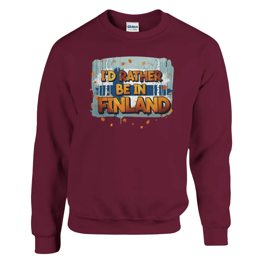 I'd Rather Be In Finland Autumn - Sweatshirt - Rather Be In Finland