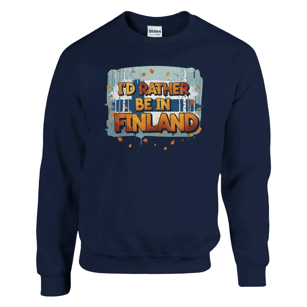 I'd Rather Be In Finland Autumn - Sweatshirt - Rather Be In Finland