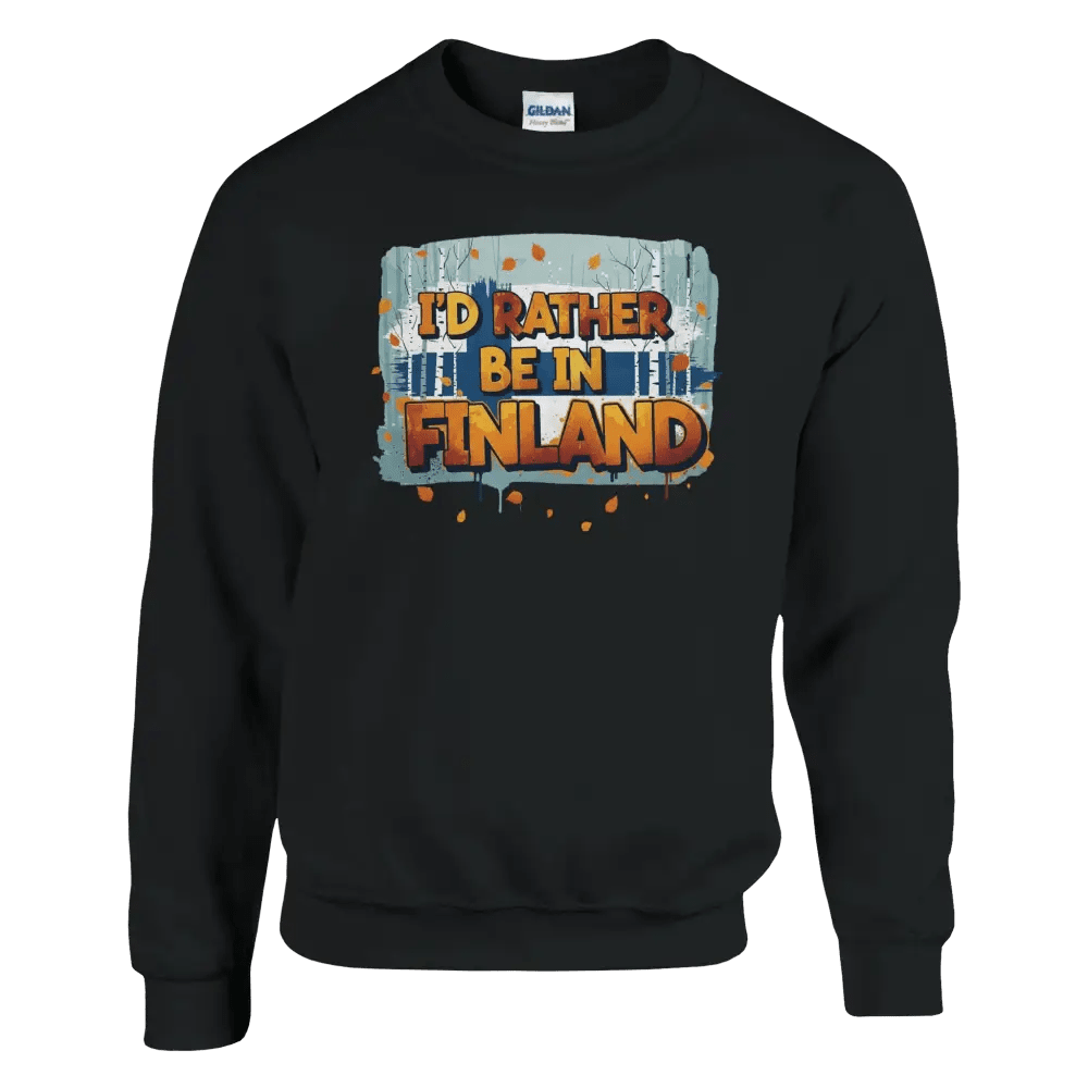 I'd Rather Be In Finland Autumn - Sweatshirt - Rather Be In Finland