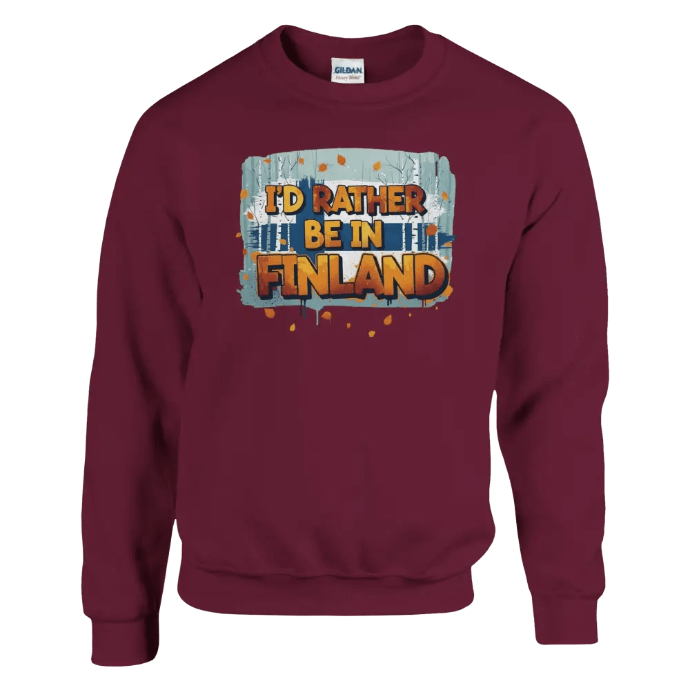 I'd Rather Be In Finland Autumn - Sweatshirt - Rather Be In Finland