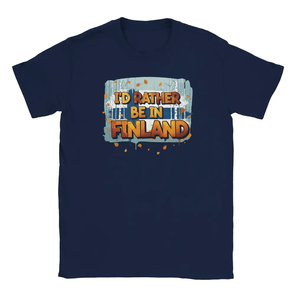 I'd Rather Be In Finland Autumn - T-shirt - Rather Be In Finland