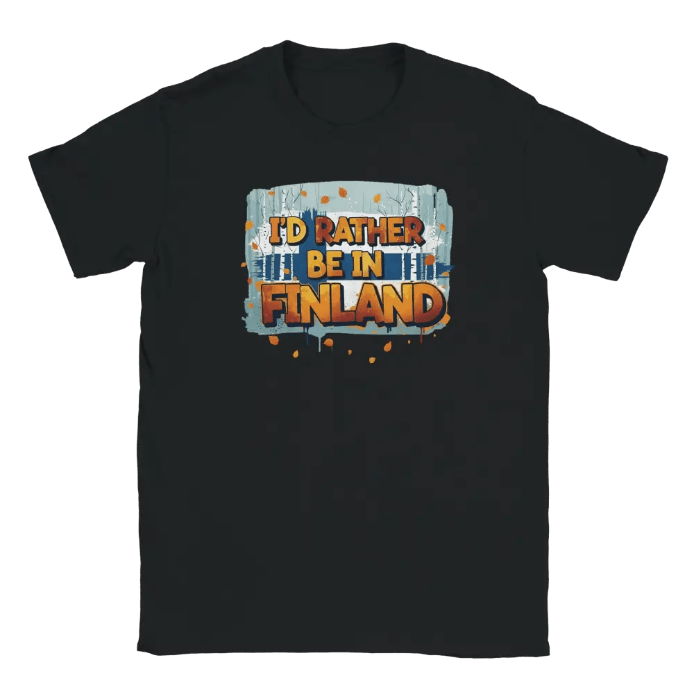 I'd Rather Be In Finland Autumn - T-shirt - Rather Be In Finland