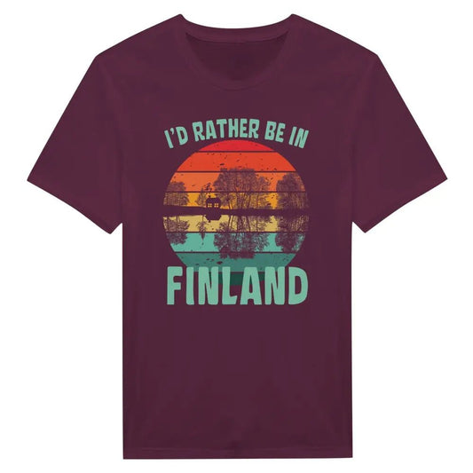 I'd Rather Be In Finland - T-Shirt - Rather Be In Finland