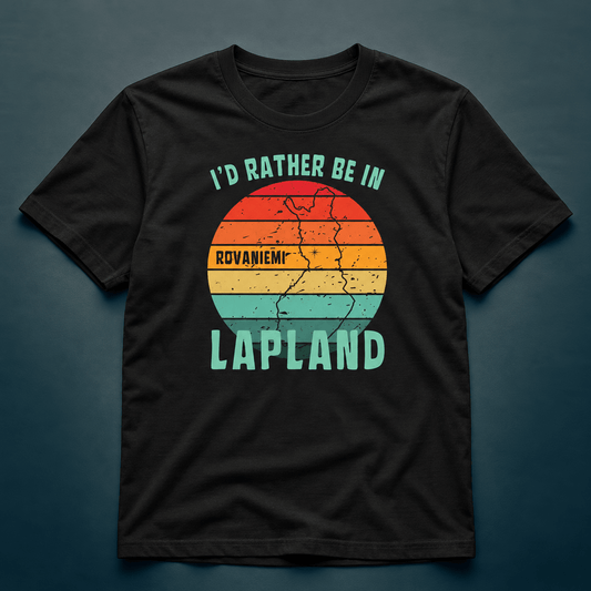 I'd Rather Be In Lapland 3 - T-Shirt - Rather Be In Finland