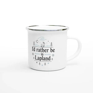 I'd Rather Be In Lapland - Enamel Mug - Rather Be In Finland