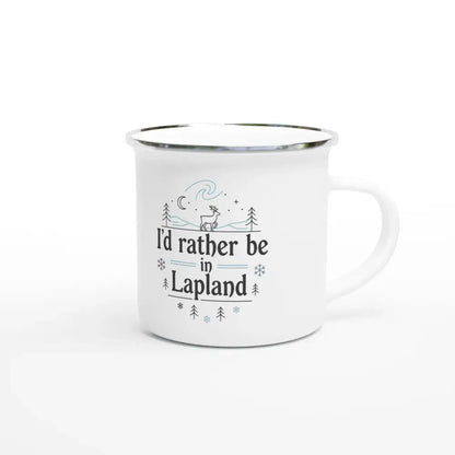 I'd Rather Be In Lapland - Enamel Mug - Rather Be In Finland