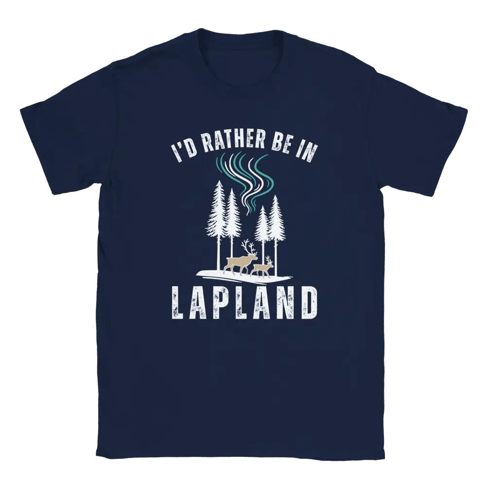 I'd Rather Be In Lapland - T-shirt - Rather Be In Finland