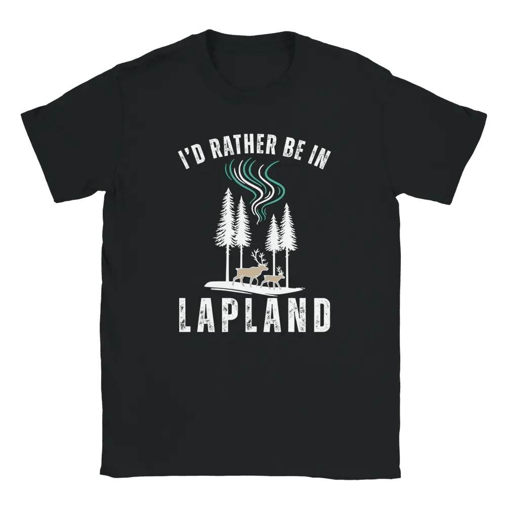 I'd Rather Be In Lapland - T-shirt - Rather Be In Finland