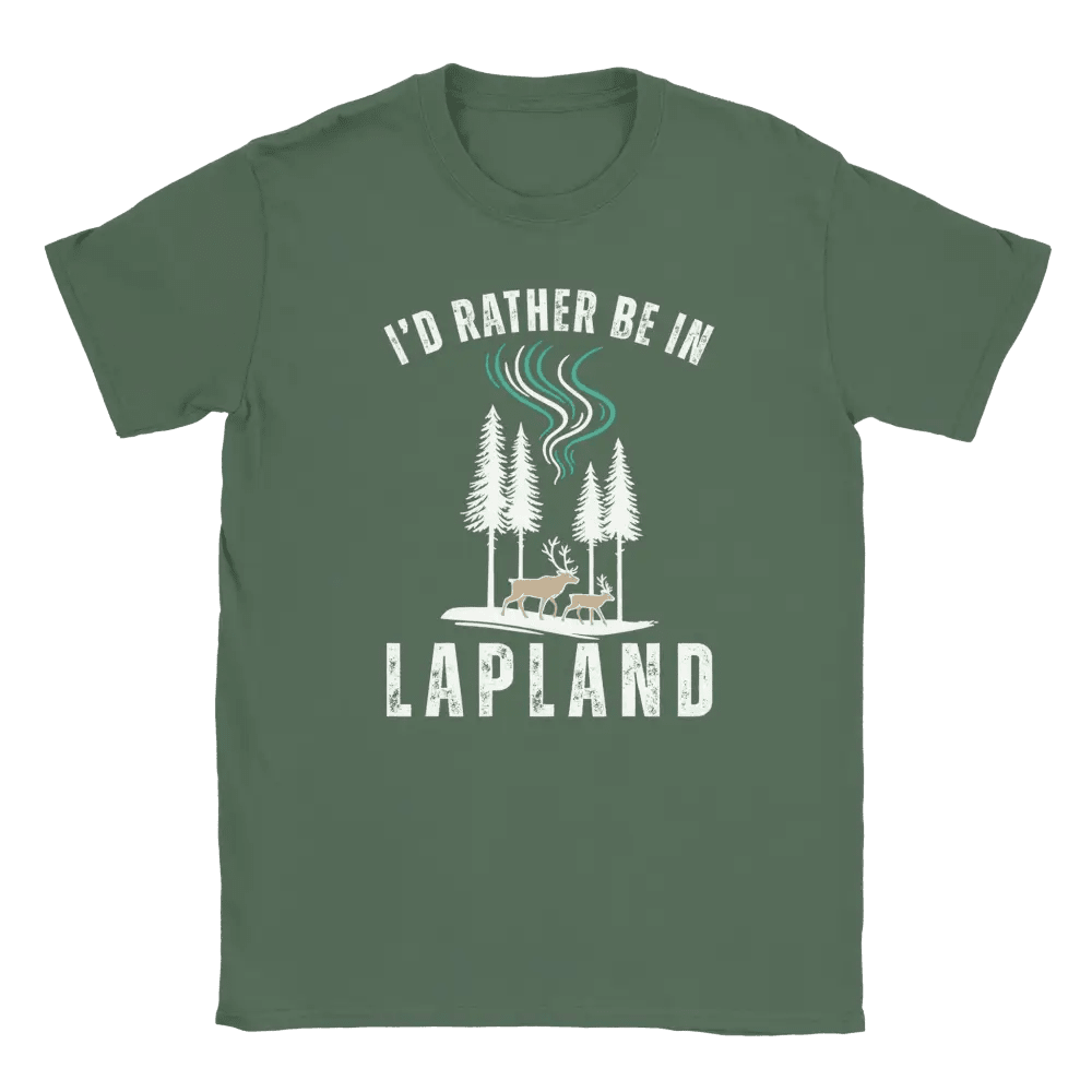 I'd Rather Be In Lapland - T-shirt - Rather Be In Finland