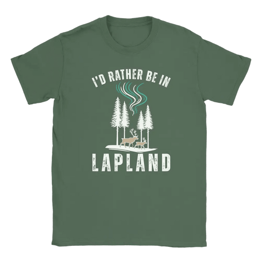 I'd Rather Be In Lapland - T-shirt - Rather Be In Finland