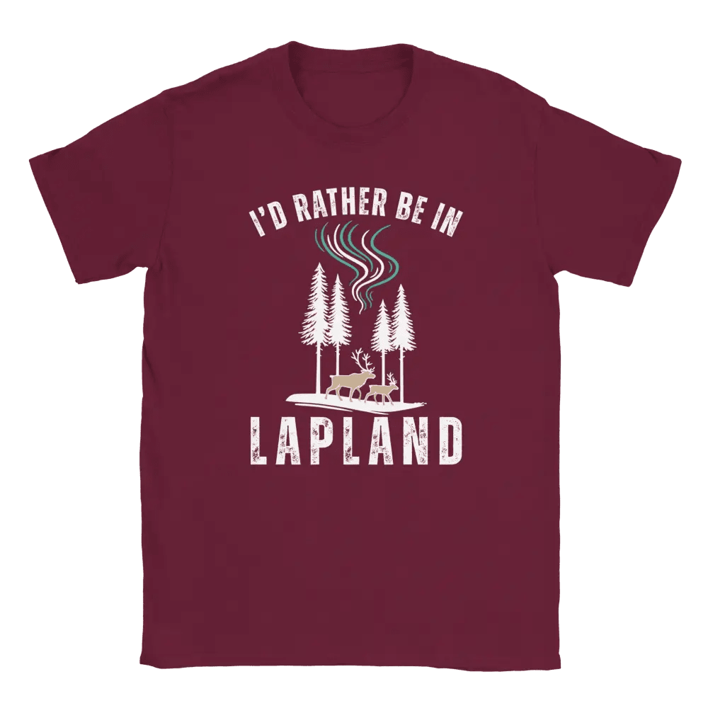 I'd Rather Be In Lapland - T-shirt - Rather Be In Finland