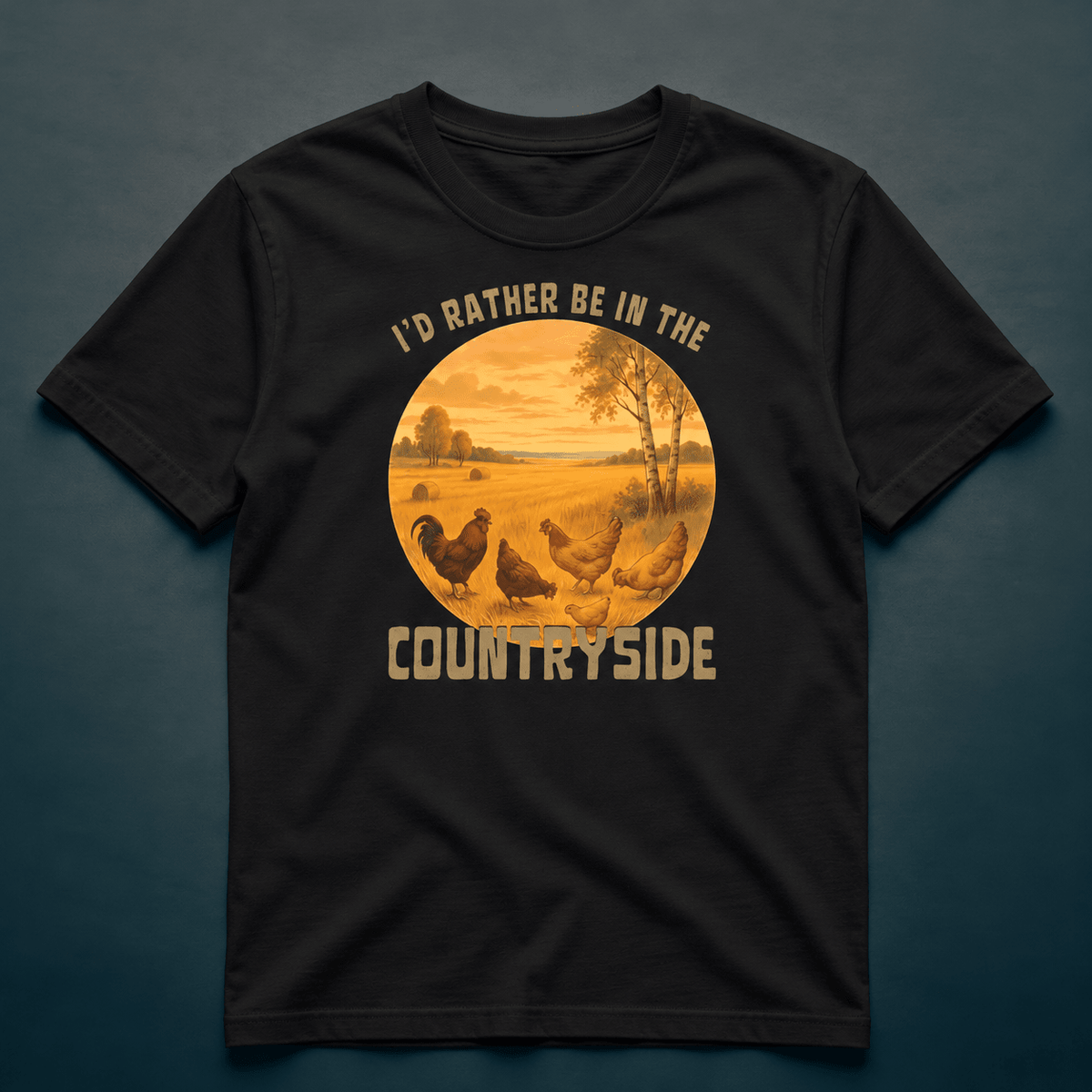 I'd Rather Be In The Countryside 2 - T-shirt - Rather Be In Finland