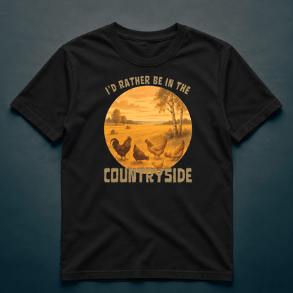 I'd Rather Be In The Countryside 2 - T-shirt - Rather Be In Finland