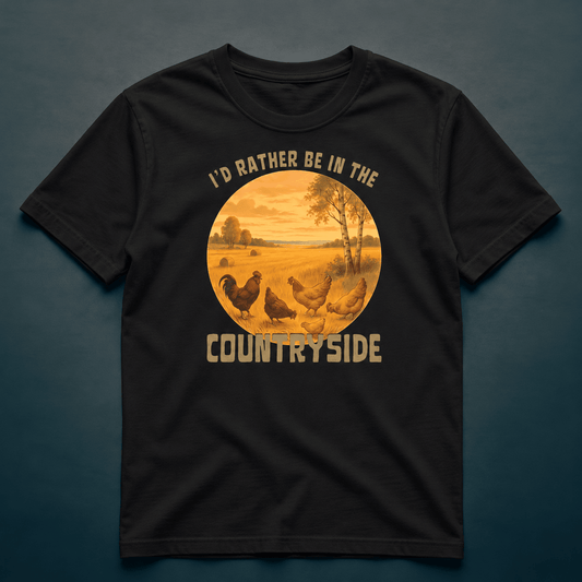 I'd Rather Be In The Countryside 2 - T-shirt - Rather Be In Finland